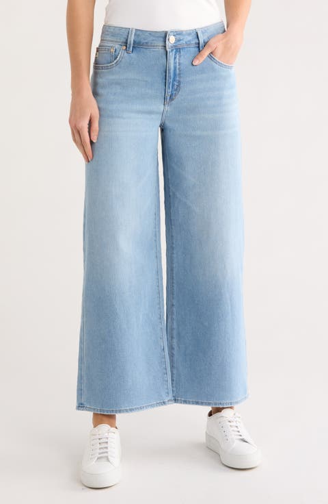 Featherweight Wide Leg Jeans (Martinique)
