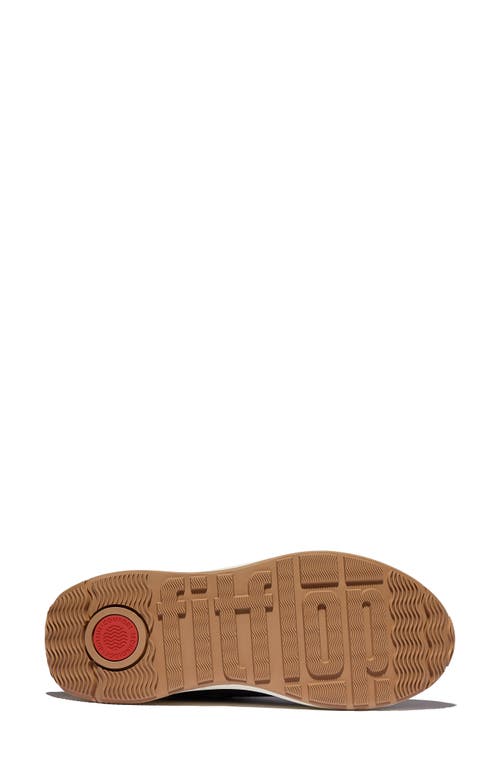 Fitflop F-mode Flow Platform Sneaker In Midnight Navy/bondi Blue