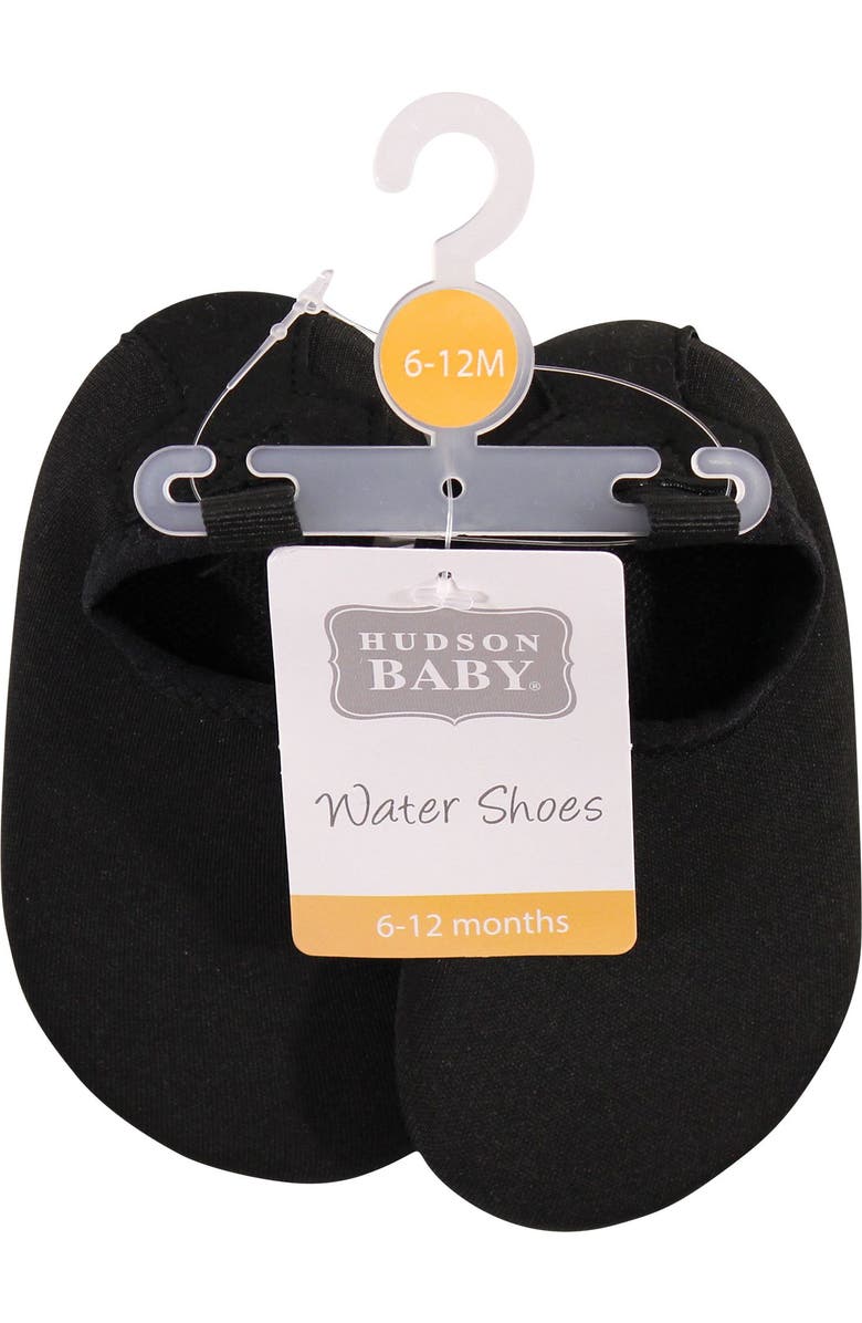Hudson Baby Water Shoes for Sports, Yoga, Beach and Outdoors, Alternate, color, Solid Black