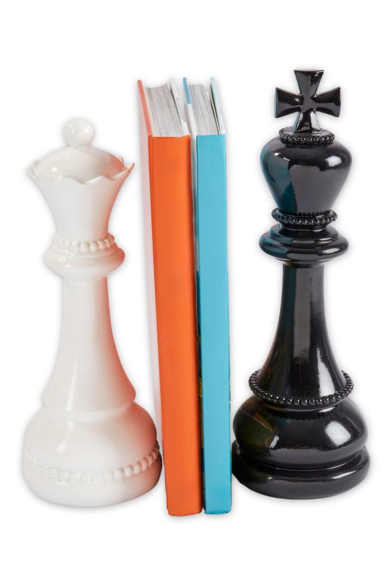 The Gambit Set of 2 Bookends, Alternate, color, MULTI COLOR