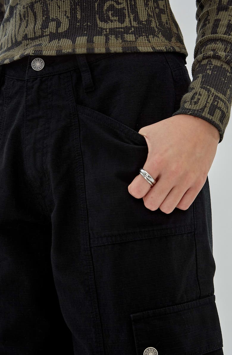 GUESS ORIGINALS Go Utility Cotton Denim Cargo Pants, Alternate, color,