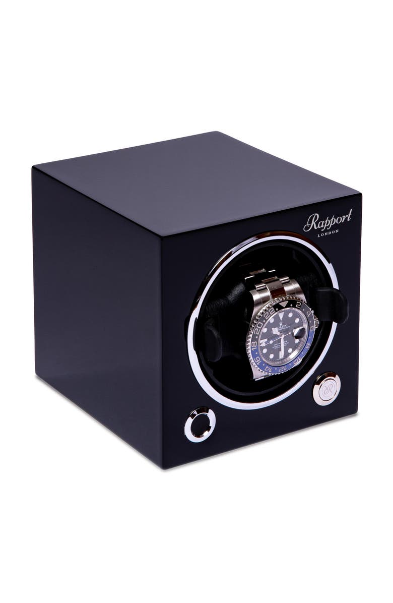Rapport London EVOLUTION SINGLE WATCH WINDER, Alternate, color, Black