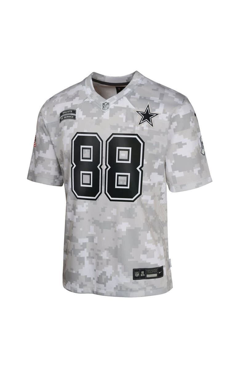 Nike Youth Nike CeeDee Lamb Arctic Camo Dallas Cowboys 2024 Salute to Service Game Jersey, Alternate, color, 