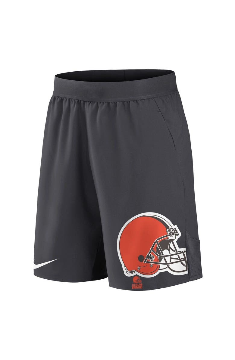 Nike Men's Nike Anthracite Cleveland Browns Stretch Performance Shorts, Alternate, color, Anthracite
