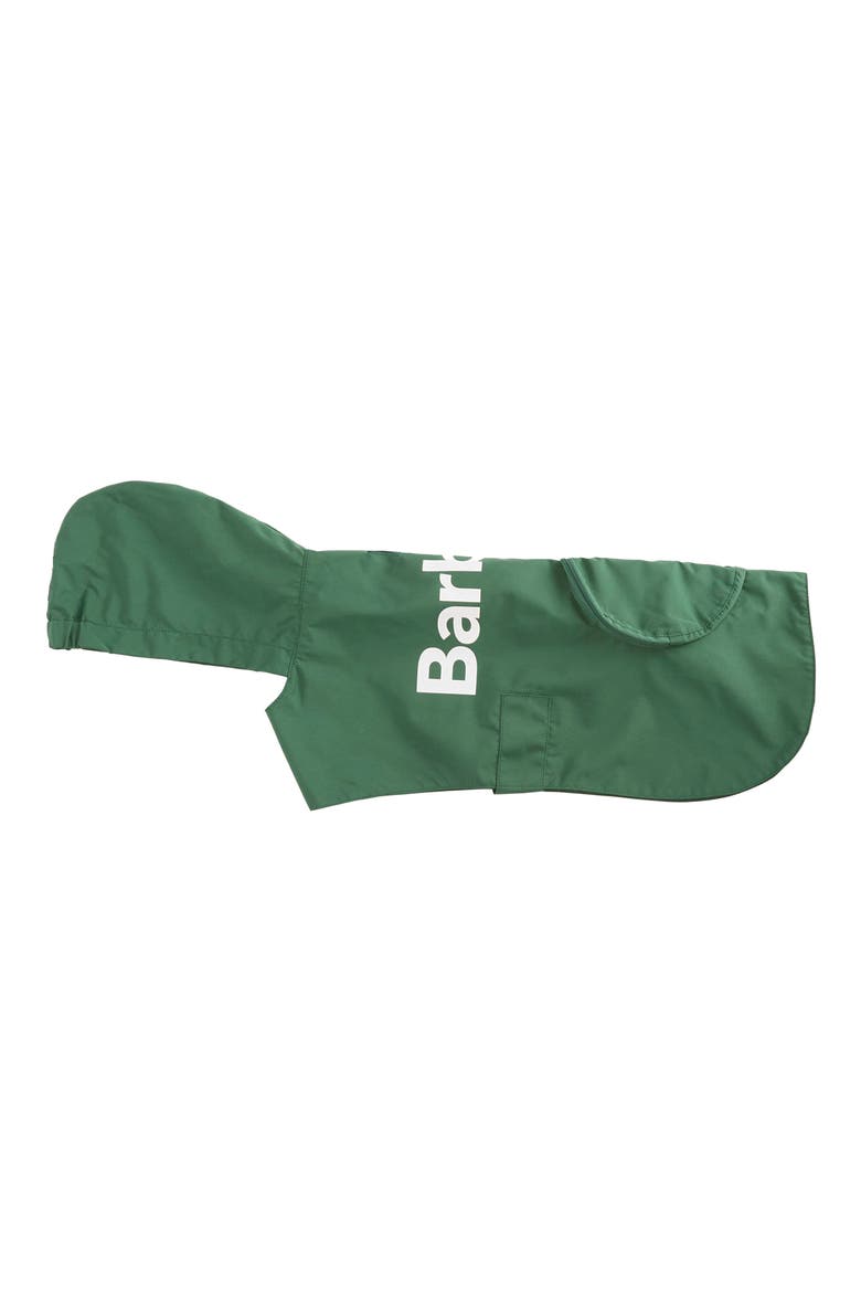 Showerproof Packable Dog Coat, Alternate, color, GREEN