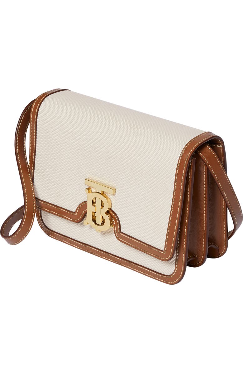 Burberry Small TB Monogram Canvas Shoulder Bag, Alternate, color,