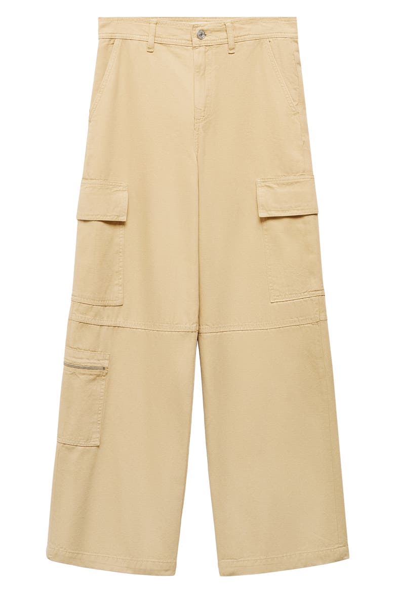 Cargo Cotton Pants, Alternate, color, MEDIUM BROWN