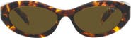 Prada 55mm Irregular Sunglasses