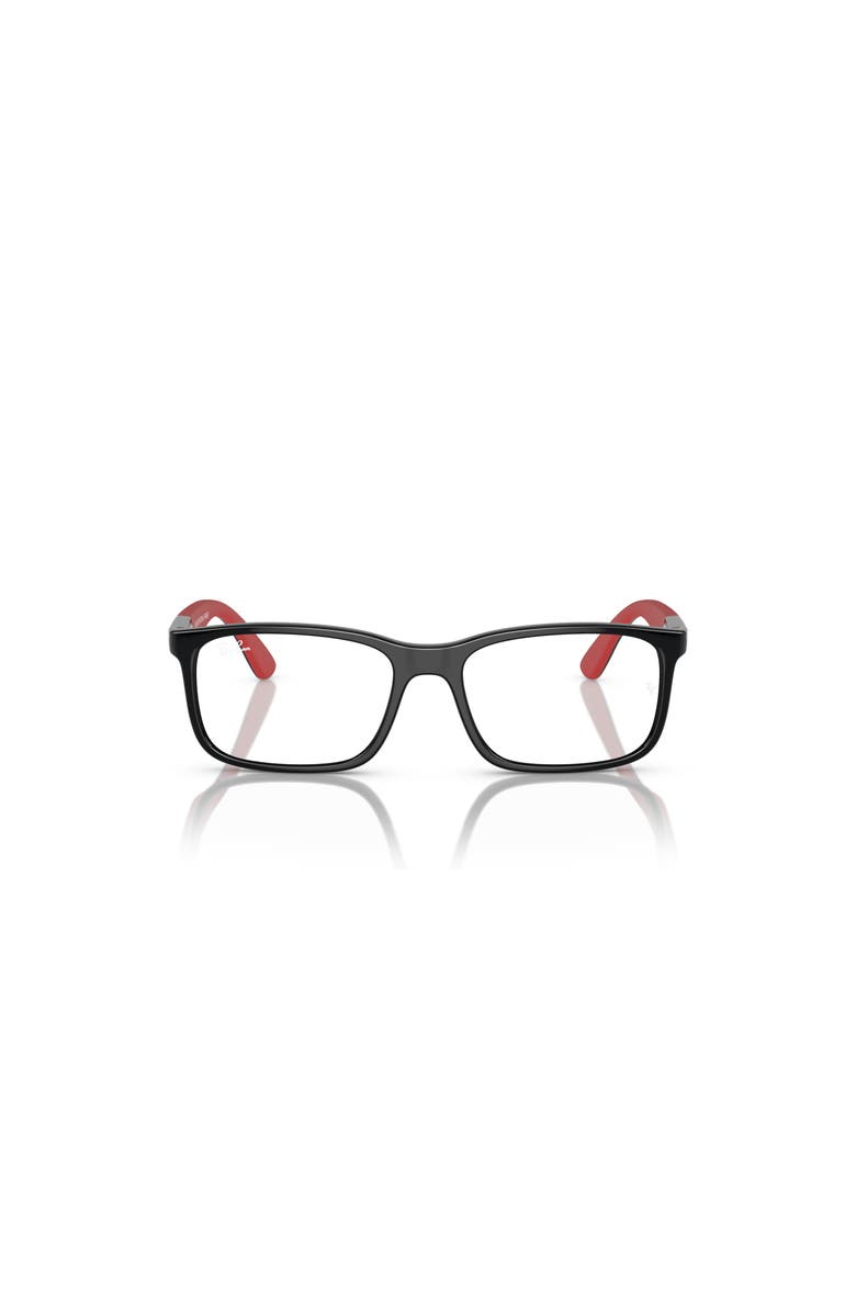 Ray-Ban 47mm Rectangle optical glasses, Alternate, color, Black