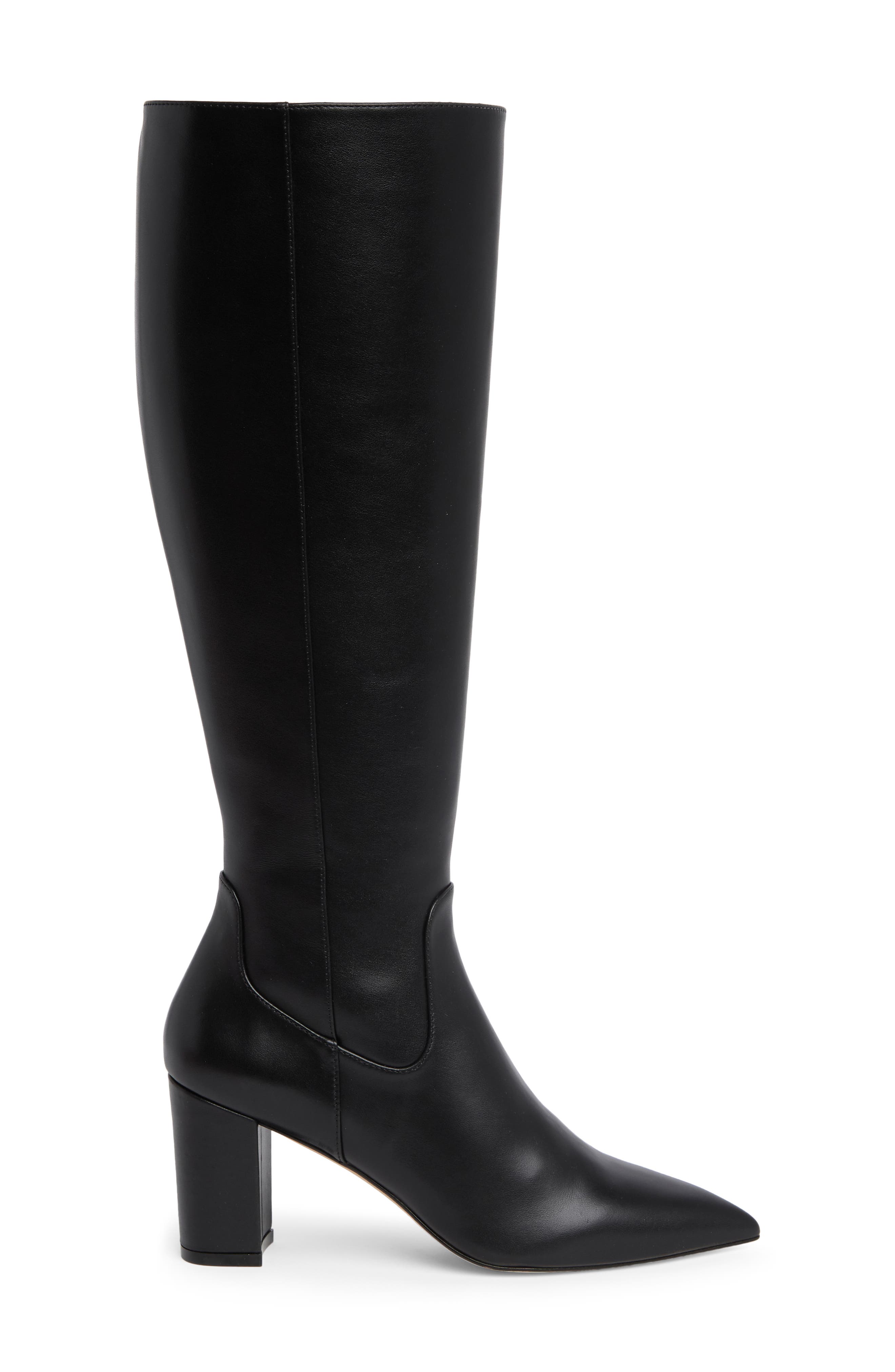 Stuart Weitzman Renegade Block Heel Boot, Alternate, color, Black