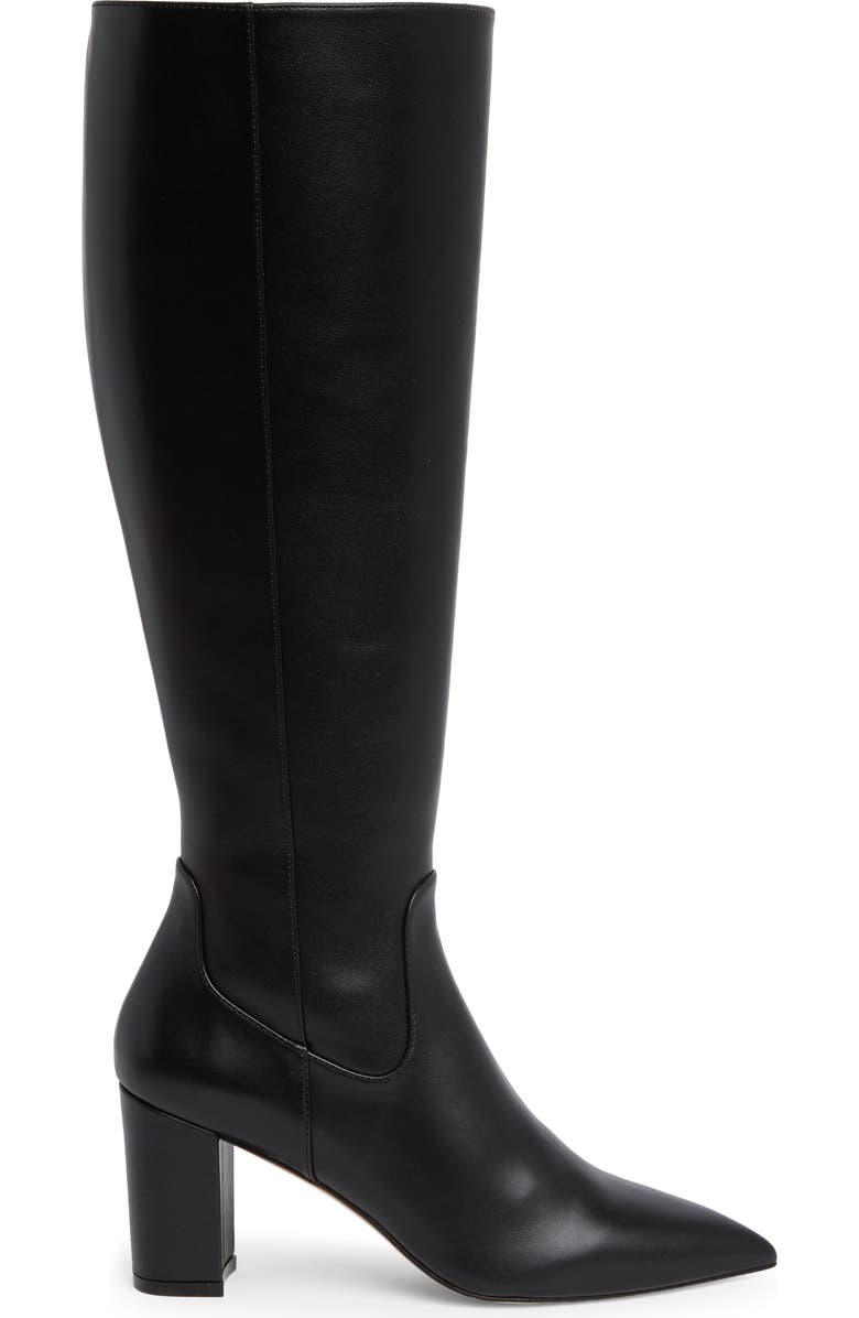 Stuart Weitzman Renegade Block Heel Boot, Alternate, color, Black