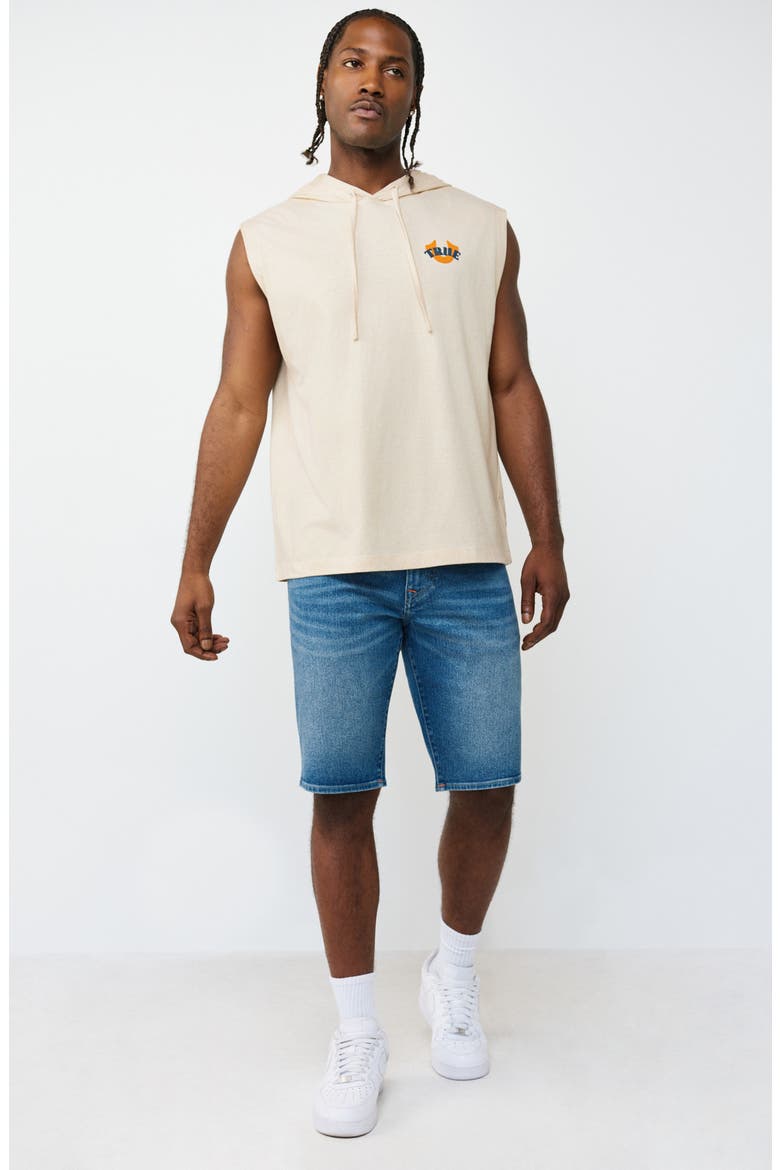 Buddha Circcular Hooded Tank, Alternate, color, FOG
