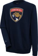 ANTIGUA Men's Antigua  Navy Florida Panthers Victory Pullover Sweatshirt