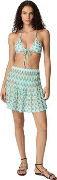 Missoni Mini Skirt In Floral-pattern Viscose