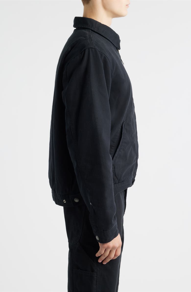 Dickies Insulated Cotton Canvas Painter Jacket, Alternate, color, Black