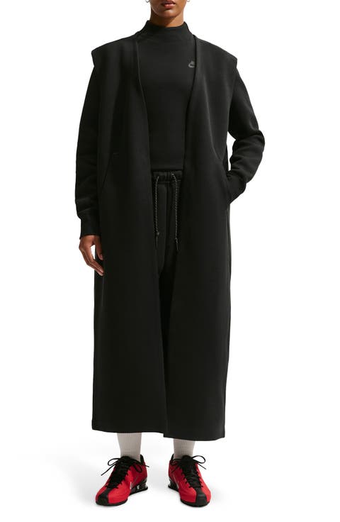 Oversized Sleeveless Tech Fleece Duster