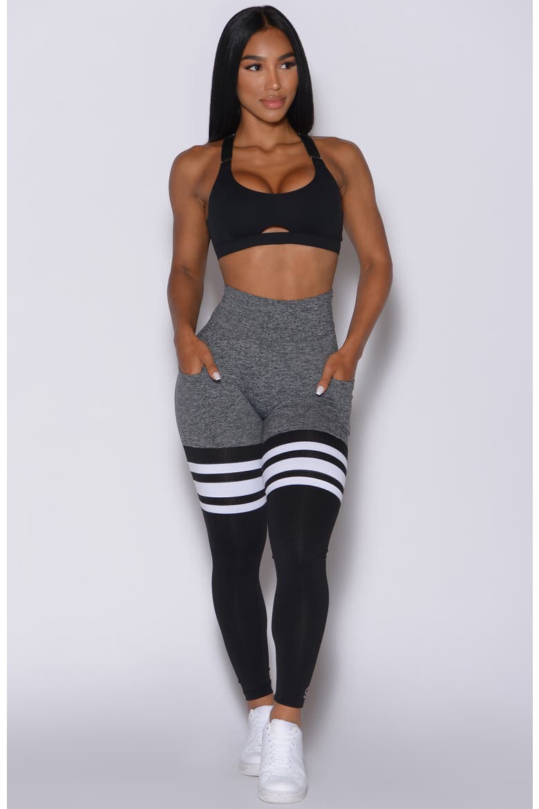 Scrunch Thigh Highs, Alternate, color, Grey & Black