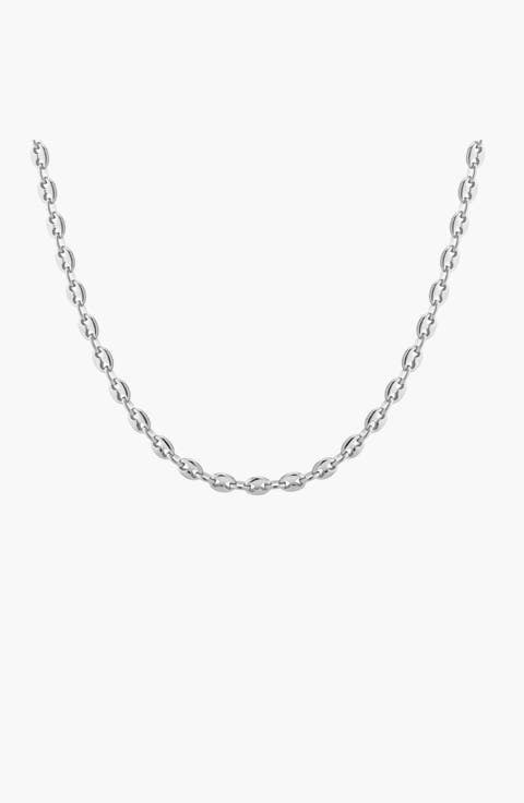 Puffed Mariner Chain Necklace