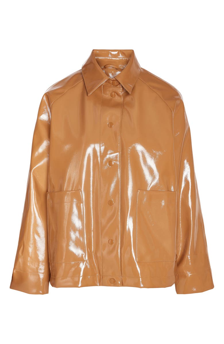 Noisy may Sky Faux Leather Jacket, Alternate, color, 