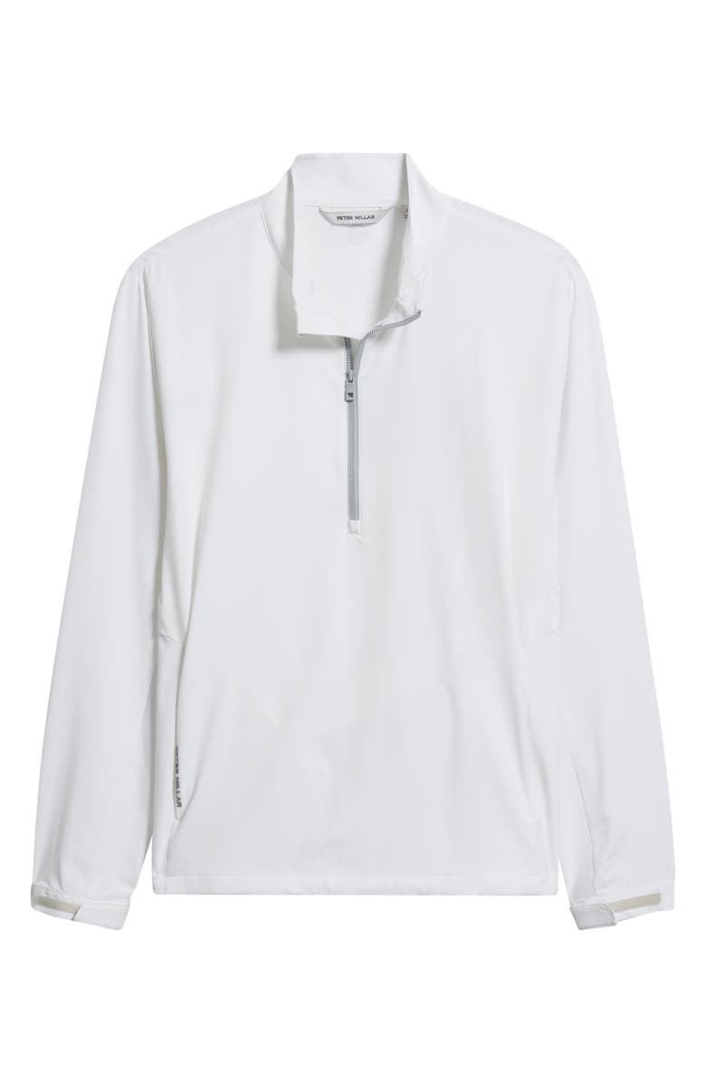 Peter Millar Dunes Water Resistant Half Zip Golf Pullover, Alternate, color, White