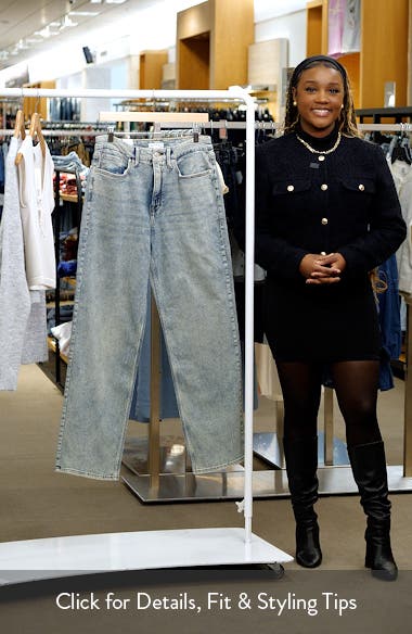 Good American Good 90s Loose in Indigo054