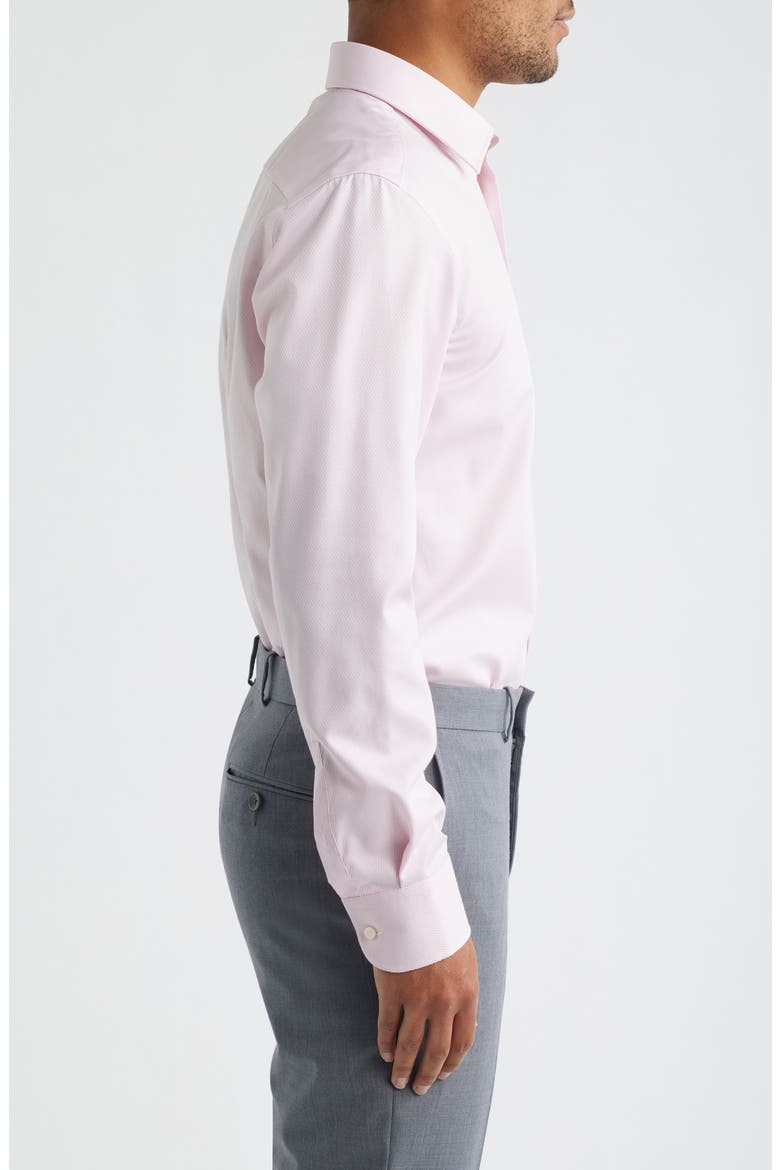 Hank Slim Fit Cotton Dress Shirt, Alternate, color, LIGHT/ PASTEL PINK