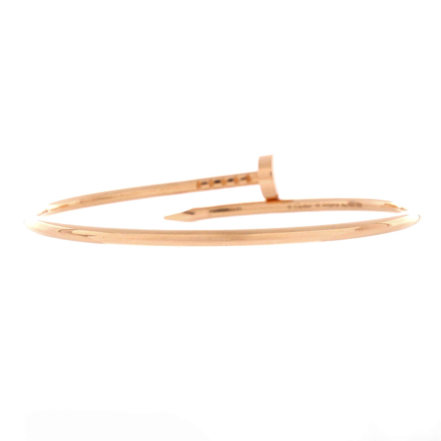 Juste un Clou Bracelet 18K Rose Gold Small, Alternate, color, Metallic Gold