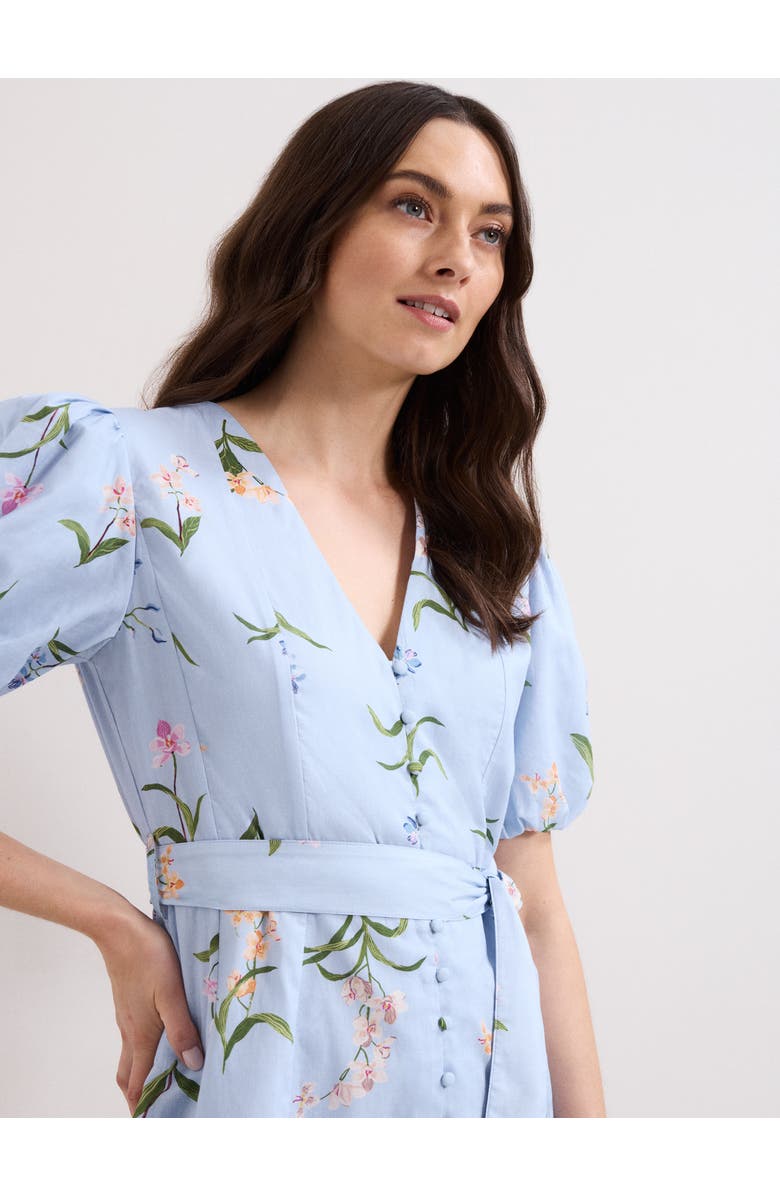 Phase Eight Velma Floral Mini Dress, Alternate, color, Blue
