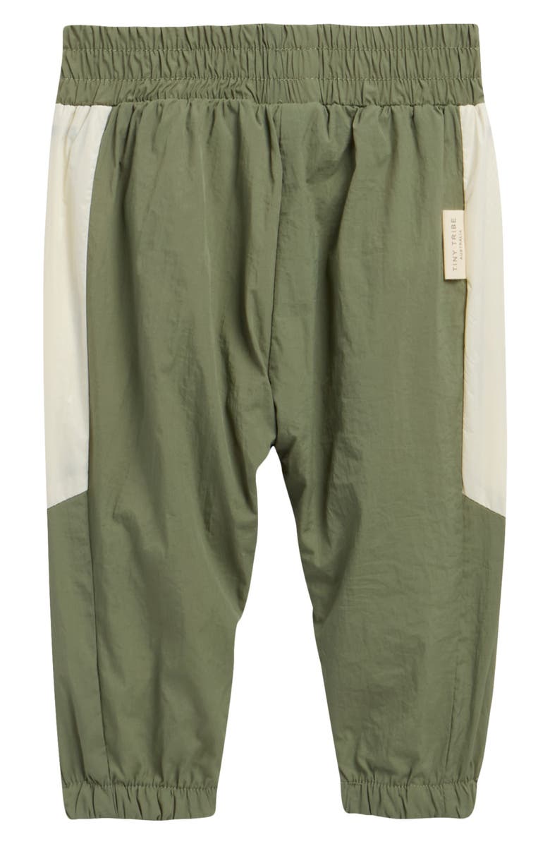 TINY TRIBE Colorblock Pants, Alternate, color, Green Multi