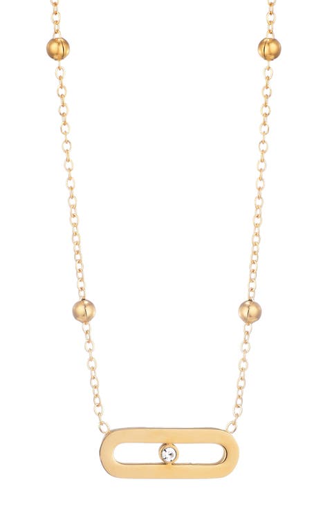 Station Pendant Necklace