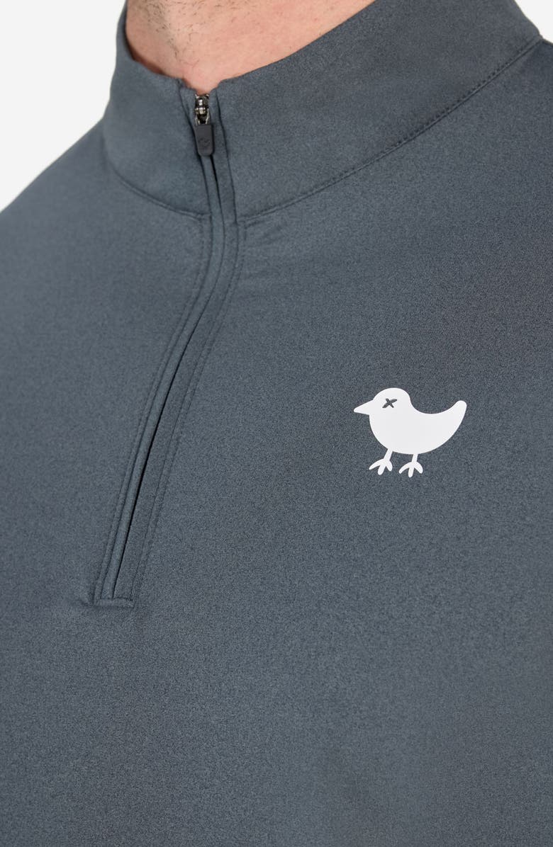 Bad Birdie Velocity Quarter-Zip Pullover, Alternate, color, Charcoal Gray