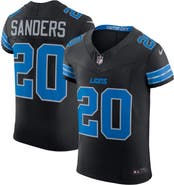 Nike Men's Nike Barry Sanders Black Detroit Lions Retired Player Alternate Vapor F.U.S.E. Elite Jersey
