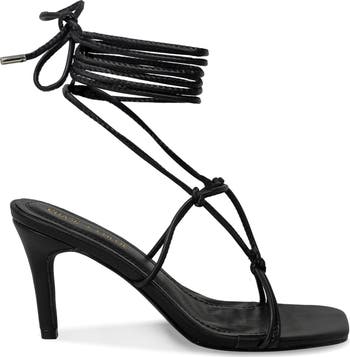 Knotted Ankle Wrap Sandal