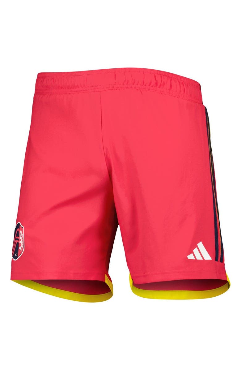 adidas Men's adidas Red St. Louis City SC 2023 Away AEROREADY Authentic Shorts, Alternate, color, Red