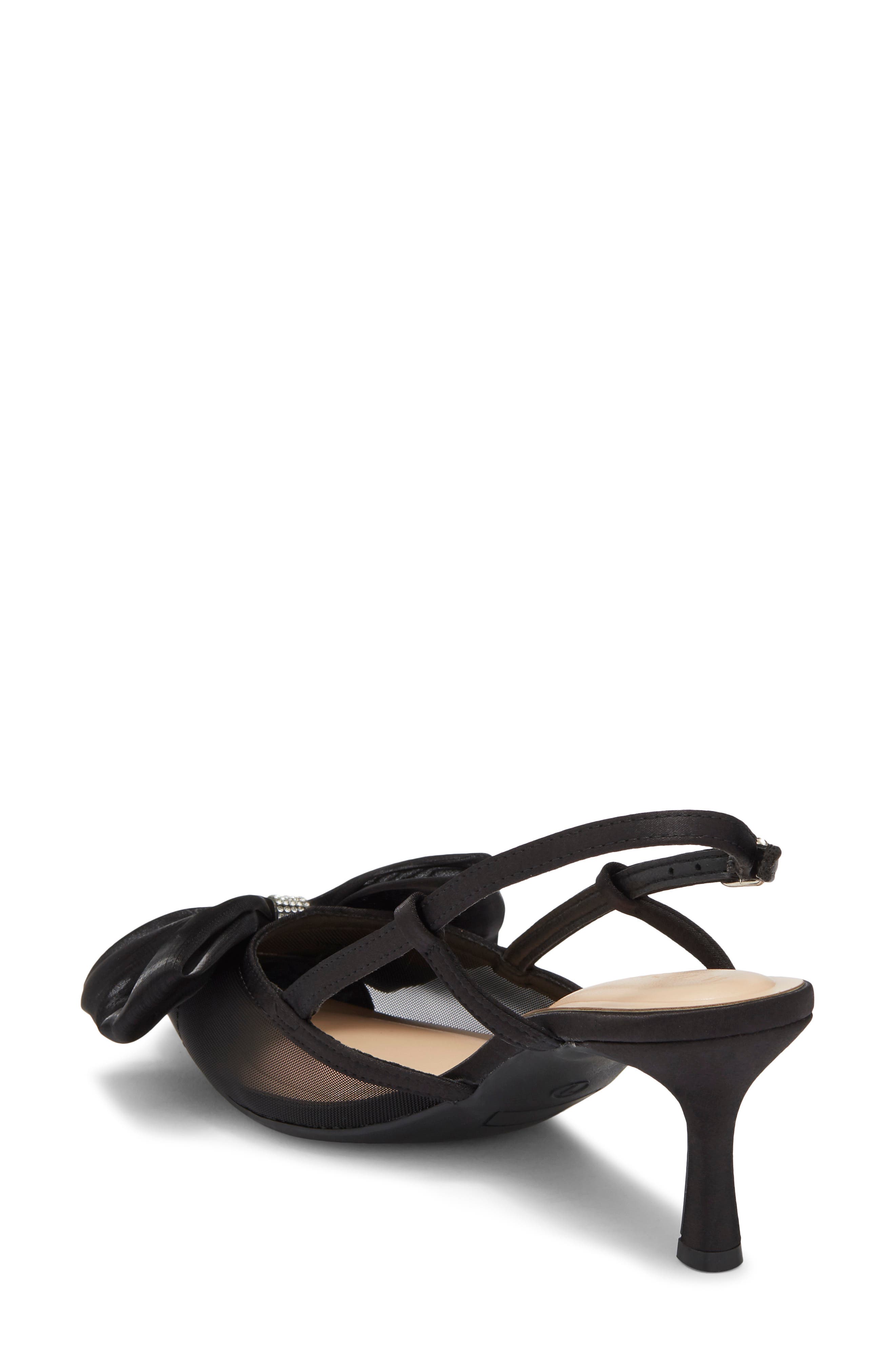 Snazzy Slingback Sandal, Alternate, color, BLACK