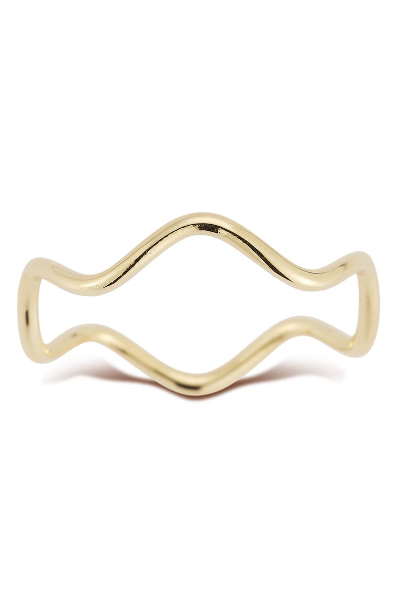 Ember Fine Jewelry Wave Ring, Alternate, color, Gold