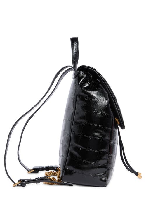 Kurt Geiger London Kensington Leather Backpack In Black