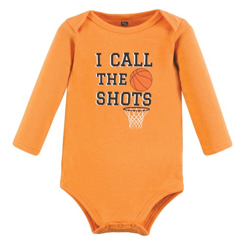 Hudson Baby Cotton Long-sleeve Bodysuits 7-pack In Multi