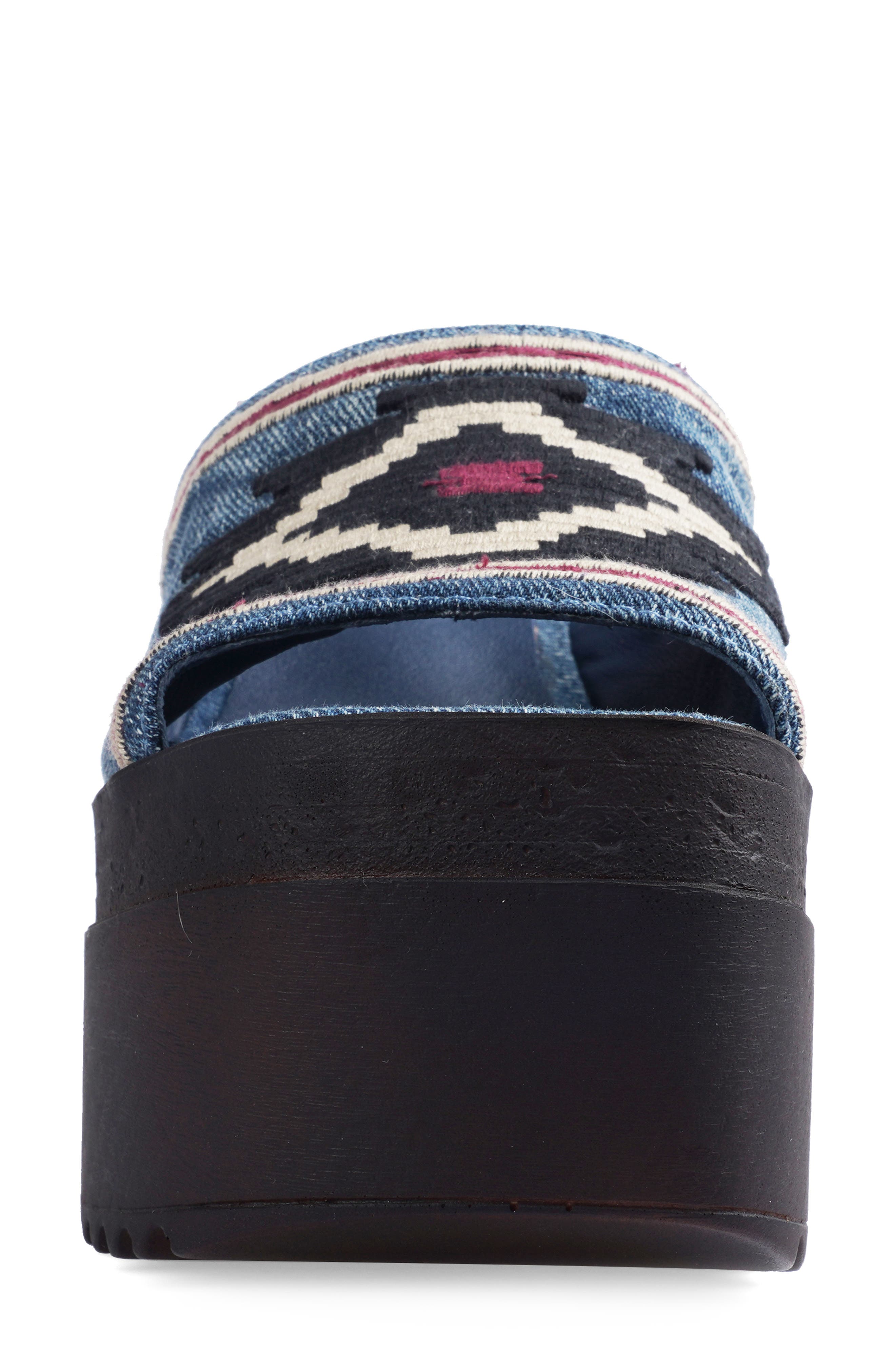 Berina Platform Wedge Sandal, Alternate, color, BLUE