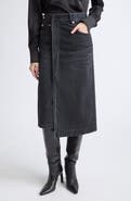 Sacai Asymmetric Denim Skirt