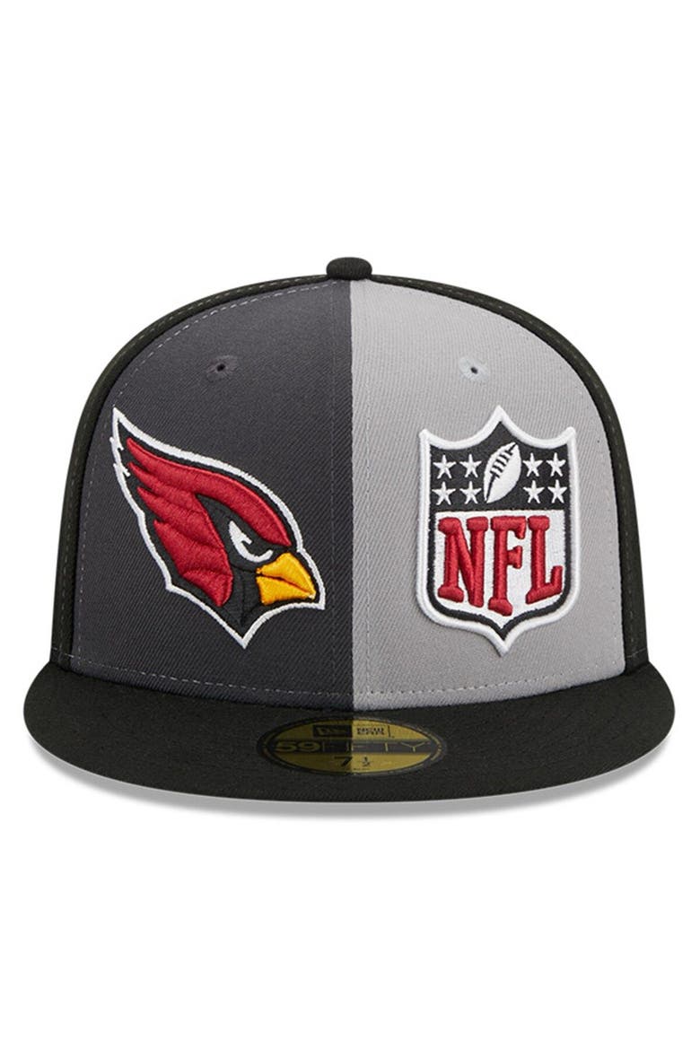 Men's New Era  Gray/Black Arizona Cardinals 2023 Sideline 59FIFTY Fitted Hat, Alternate, color, Gray