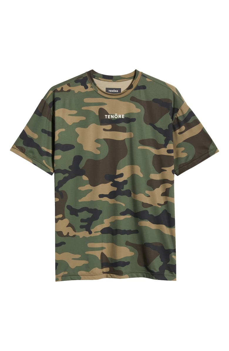 TENŌRE Short Sleeve UPF 50+ Graphic T-Shirt, Alternate, color, Olive Camo