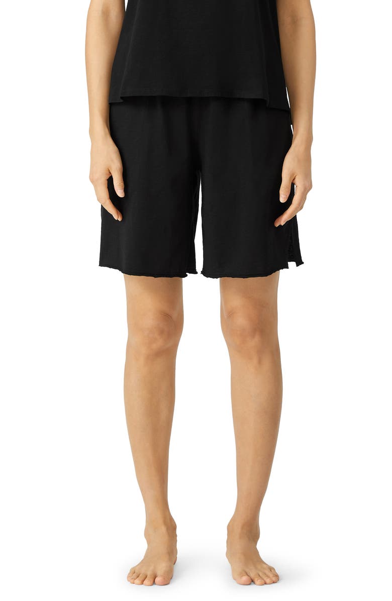 EILEEN FISHER SLEEP Organic Cotton Sleep Shorts, Main, color, 