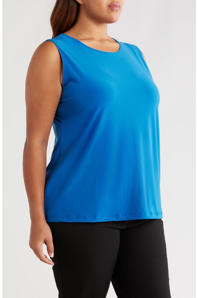 Scoop Neck Tank, Alternate, color, AZURE