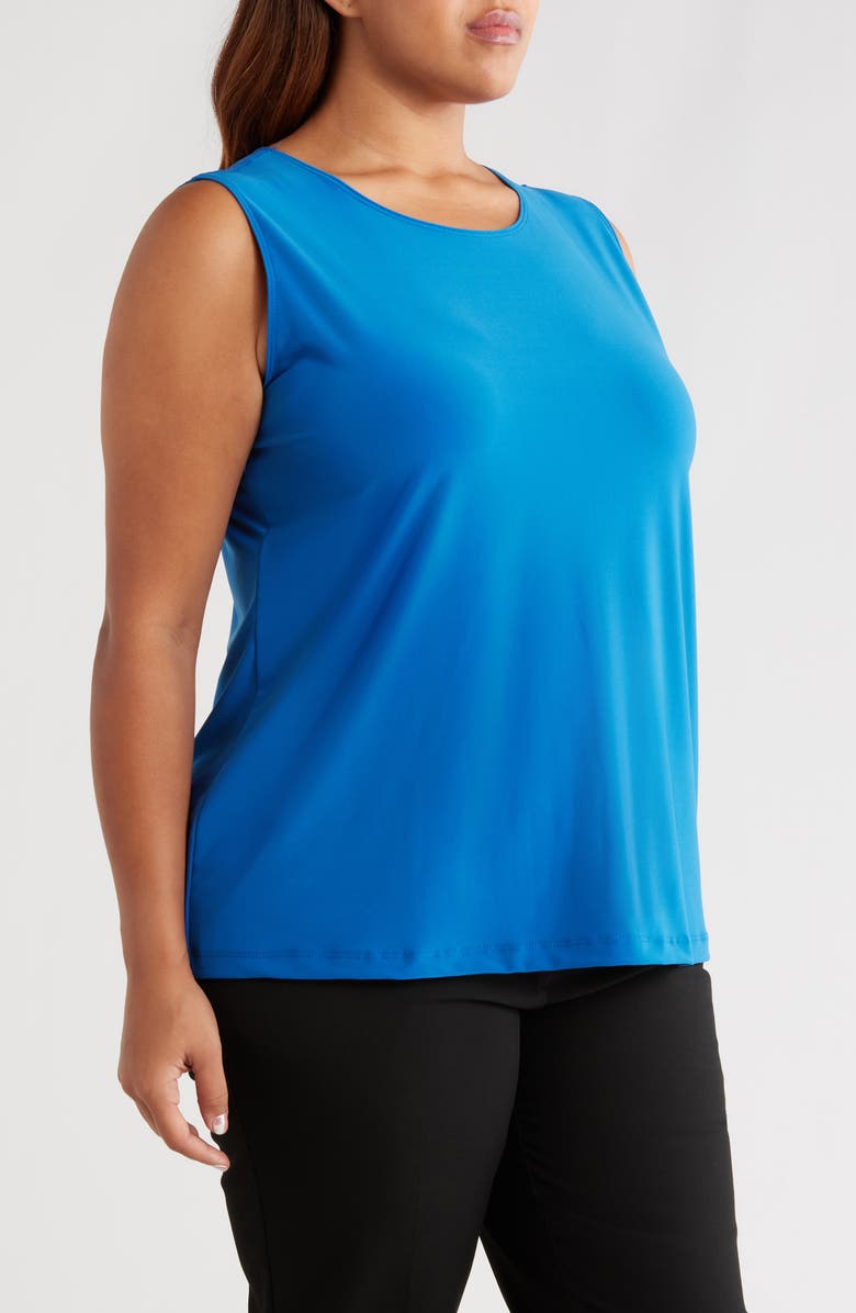 Vikki Vi Scoop Neck Tank, Alternate, color, Azure