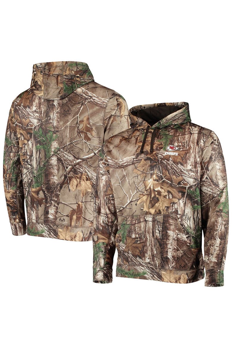 Men's Dunbrooke Realtree Camo Kansas City Chiefs Circle Champion Tech Fleece Pullover Hoodie, Alternate, color, Realtree Camo