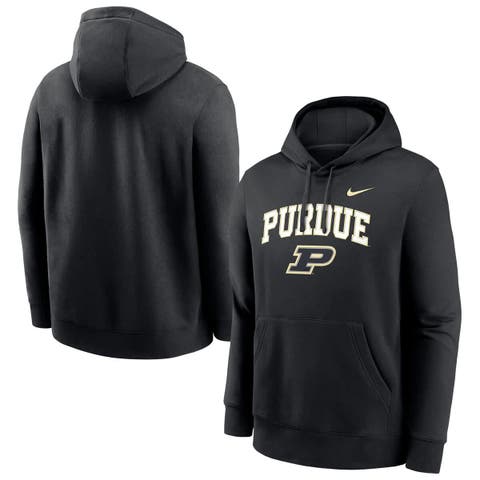 Men's Nike Black Purdue Boilermakers Club Pullover Hoodie