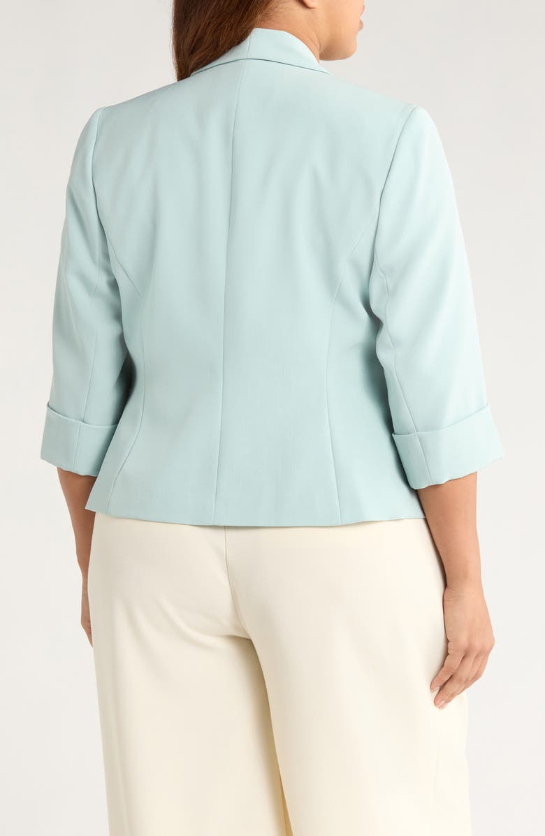 KASPER Shawl Collar Blazer, Alternate, color, Sea Glass