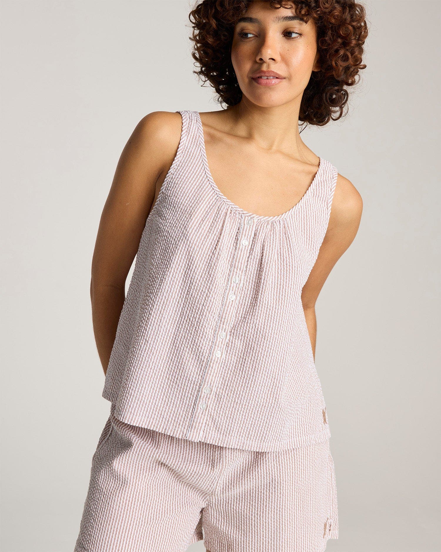 selected Mocha Stripe