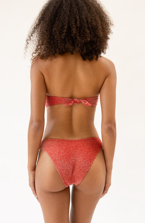 Dippin Daisys Angel Cheeky Bikini Bottom In Flame